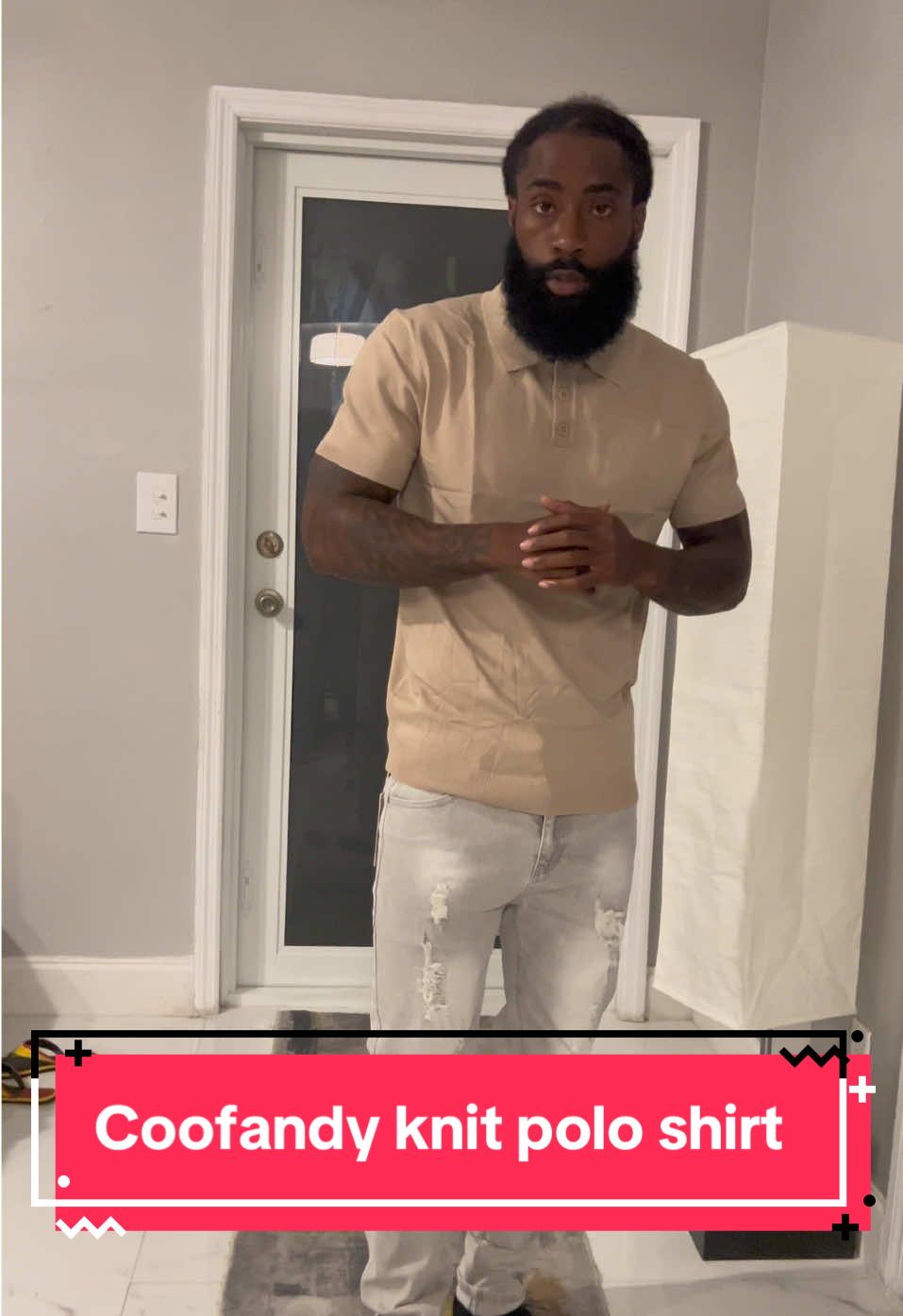 Men’s knit polo shirt 