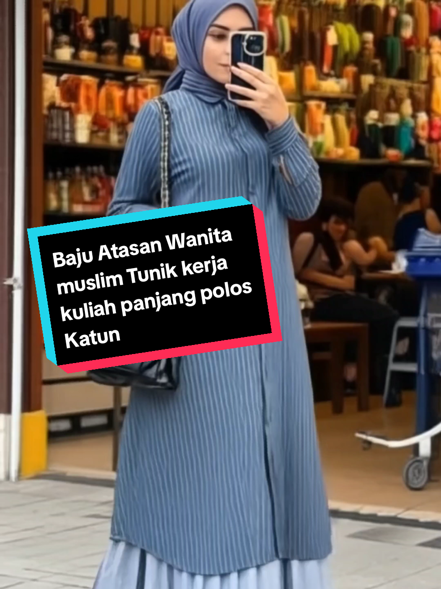#POPPY tunik by ZALFA OUTFIT / Baju Atasan Wanita muslim Tunik kerja kuliah panjang polos Katun Poplin premium lengan manset#bajulebaran #bajuwanita #bajutunik #setelanwanita 