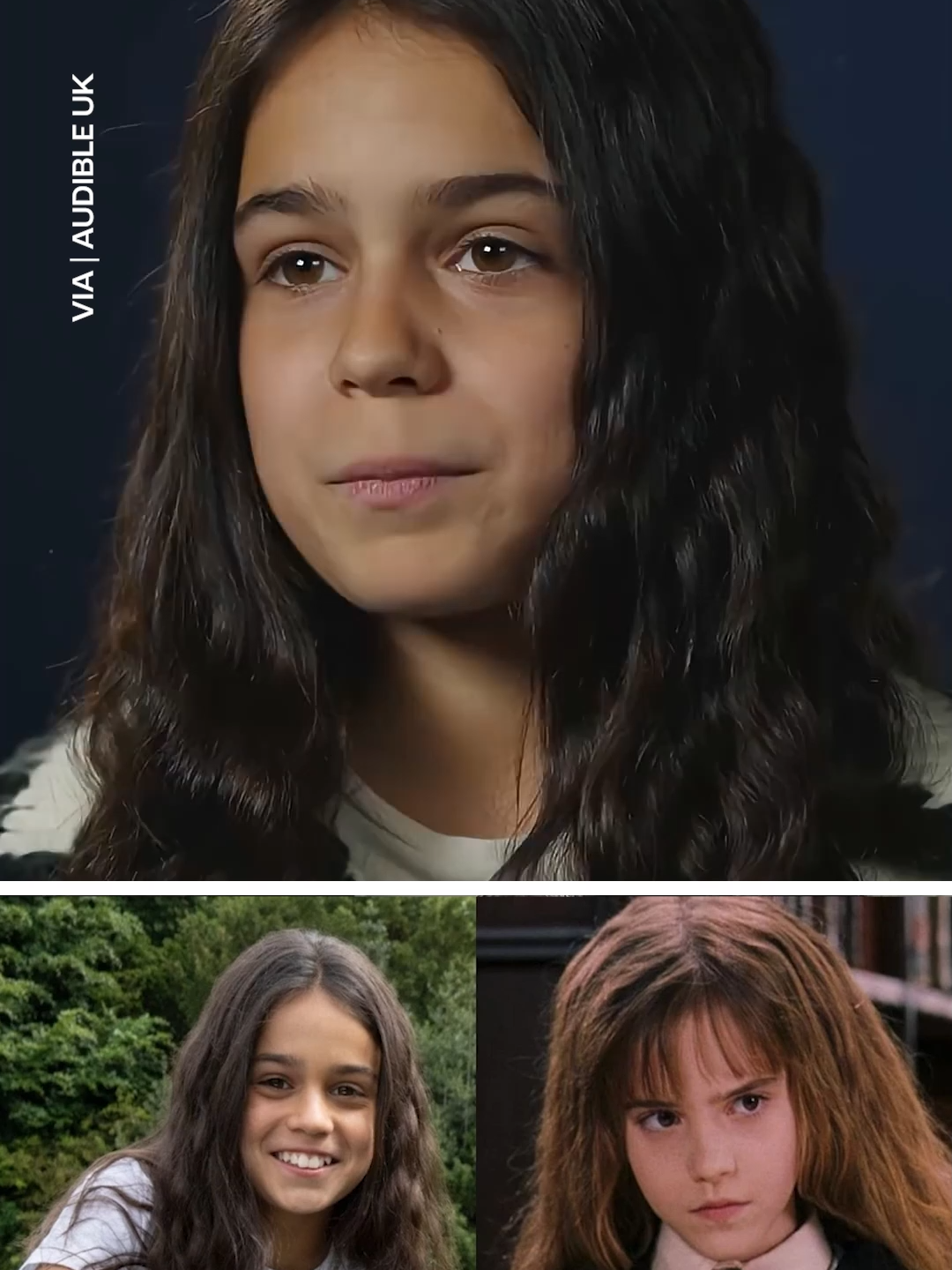 Literalmente ella ES Hermione Granger ⚡😍 cc: Audible UK  #harrypotterbrasil #ArabellaStanton #harrypotterlaserie #HermioneGranger