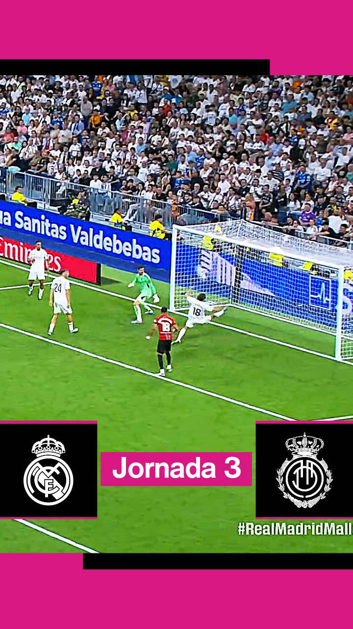 💥✖️ ¡𝗤𝗨𝗘́ 𝗦𝗔𝗟𝗩𝗔𝗗𝗢́𝗡 𝗗𝗘 𝗔́𝗟𝗩𝗔𝗥𝗢 𝗖𝗔𝗥𝗥𝗘𝗥𝗔𝗦! 👉 Sobre la línea la salvó el flamante nuevo lateral izquierdo blanco ⚽️🟧 #RealMadridMallorca #LALIGAEASPORTS #FútbolEnOrangeTVLibre