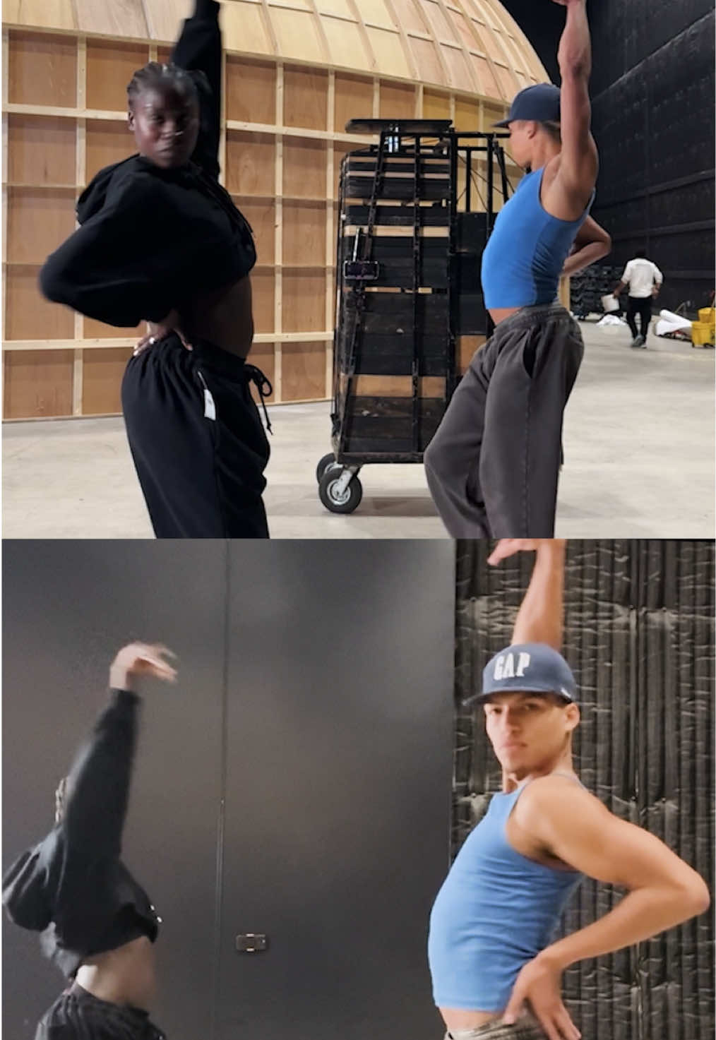 Front to back.  The dancers give a 360 look at the choreography. Cast: @Nico Lonetree @Fatou Bah @Natalie ☯️ @jaidenanthony  Explore the campaign at link in bio.  #BetterinDenim