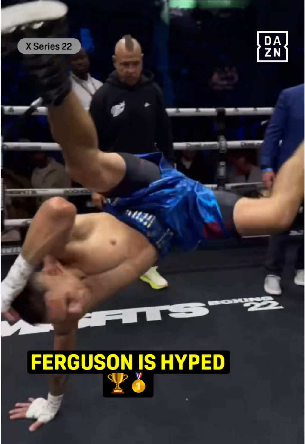 What do yall think about Ferguson’s performance?? 🔥🔥  🎟️ Buy #XSeries22 NOW at DAZN.com | Live Now | @MisfitsBoxing | Link in Bio For More