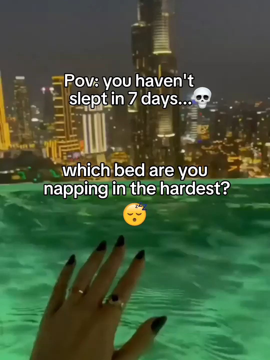 Pov you haven't slept in 7 days... choose where you are napping the hardest. #interiordesign #bedroom #lockdown #pandemic #chilltok #fyp #aestheticvideos #dreamcore #aesthetic #architecture #lockdownlife #nostalgia #2020 #vibes #homedecor #chill #relaxing #fypviral #fypppppppppppppp #dubai #nature #view