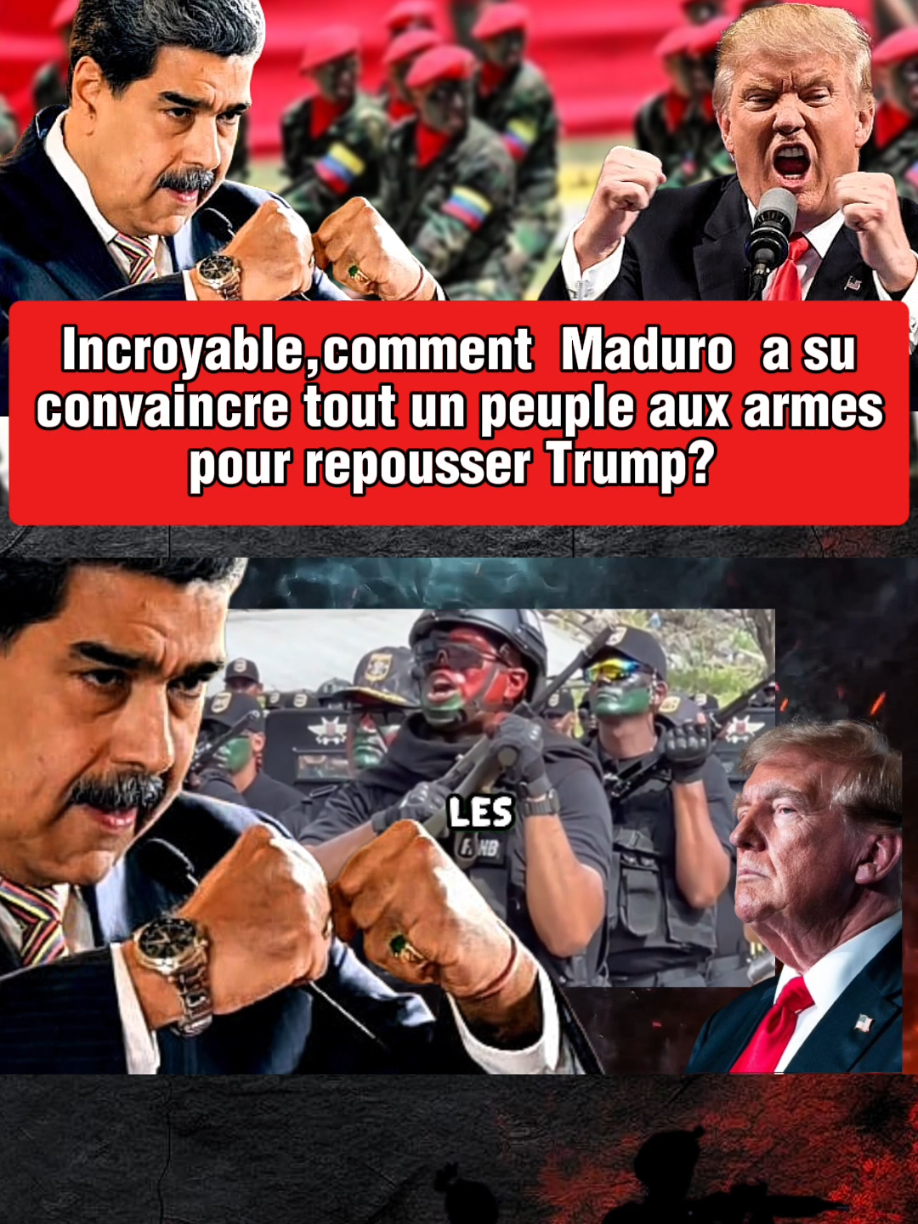 Quand Maduro convoque Bolívar et Chávez dans un même discours… ce n’est plus de la politique, c’est de la guerre psychologique. Le Venezuela transforme chaque citoyen en soldat de l’Histoire. Et vous… croyez-vous que ce patriotisme de masse peut effrayer plus que les missiles américains ? #Trump #Geopolitique #Venezuela #Maduro #Bolivar 