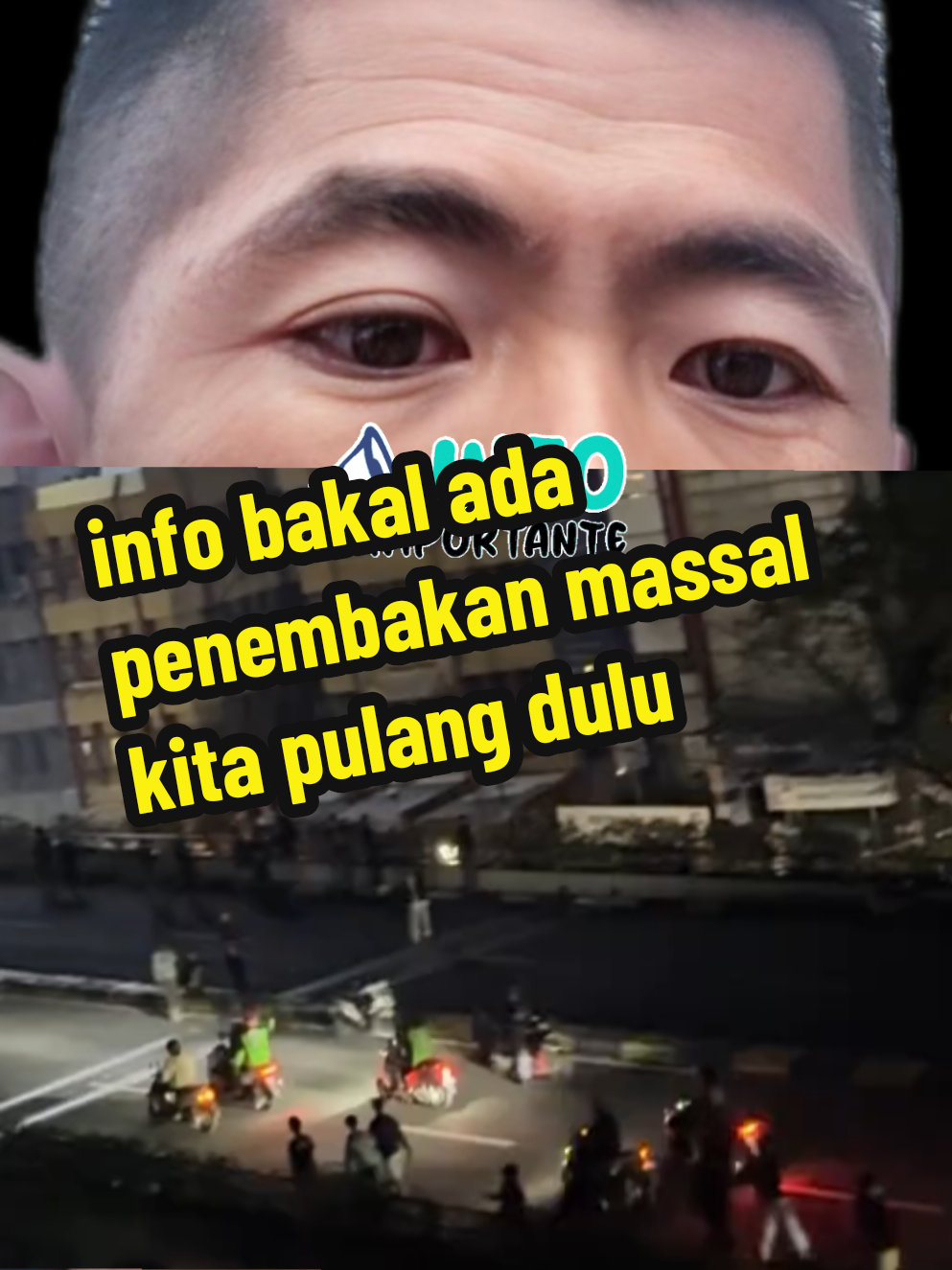 info bakal ada penembakan massal kita pulang#jakarta 