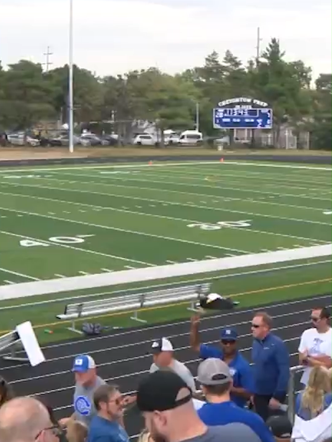 Creighton Prep picks up a big season-opening win over De Smet Jesuit (MO).  The Junior Jays beat the defending Class 6 state champions in Missouri, 42-35.   De Smet won last year's matchup, 48-7. #highschoolfootball #creightonprep #desmet #jrjays #football