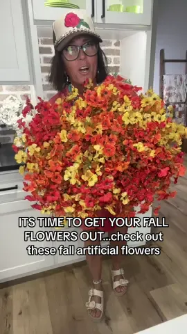 ITS TIME TO GET YOUR FALL FLOWERS OUT…check out these fall artificial flowers..comes in 12…24….36 pack…#artificialflowers #artificialflower #fauxflowers #artificialplants #fallflowers 