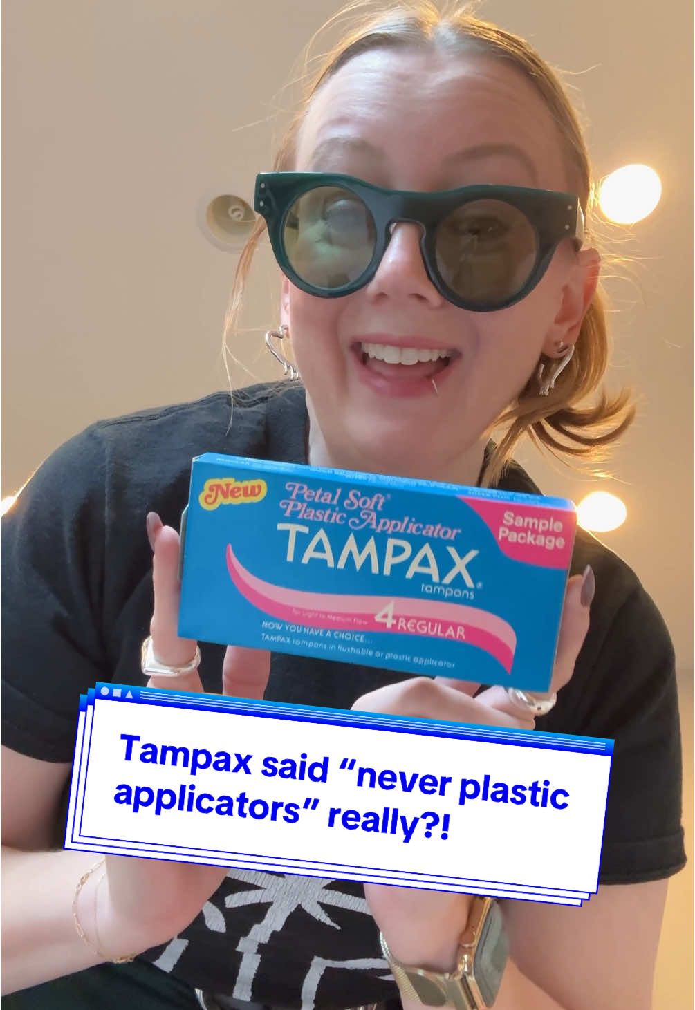 Brands should never say never because when it comes to profits yesterday’s promise is forgotten! The ad dates to 1977 that said they’d never have plastic applicators. Looks like they introduced plastic applicators in 1985. #periodtok #tampons 