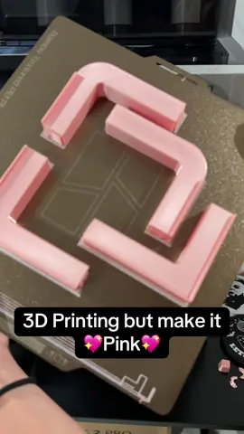 There’s nothing I love more than 3D Printing, pink, and asmr so why not all at once 😛💖 #3dprinting #asmr 