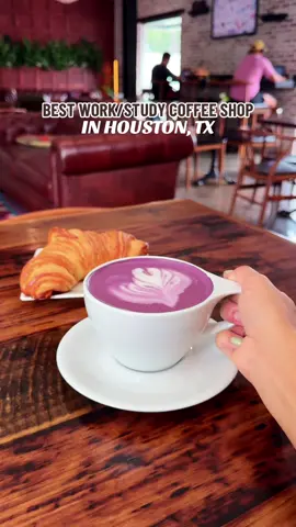 PERFECT WORK/STUDY COFFEE SHOP IN MONTROSE ☕🌿 @Pavon Coffee Den has become one of our go-to spots when we need a cozy place to camp out with our laptops. Tucked inside the Harlow District in Montrose, it’s got tons of seating, warm lighting, and exposed brick—perfect whether you’re knocking out work or catching up with a friend over coffee. ✨ Oh and at night, it flips into a chill lounge with beer, wine, and a daily happy hour from 4–7 PM! 🍷🌙 #coffeeshop #houstoncoffeeshop #htx #houstontexas 