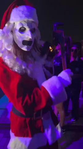 Ugly mf #terrifierclown #arttheclown #halloweenhorrornightsorlando #terrifier3 #hhnorlando 