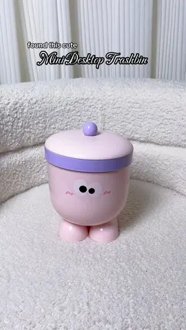 Replying to @KING'S OLSHOP💖👑 Perfect for my desktop table tong mini trashbin! Tapos ang cute niya pa. 😩🤩✨ #trashbin #minitrashbin #trashcan #desktoptrashcan #cute 