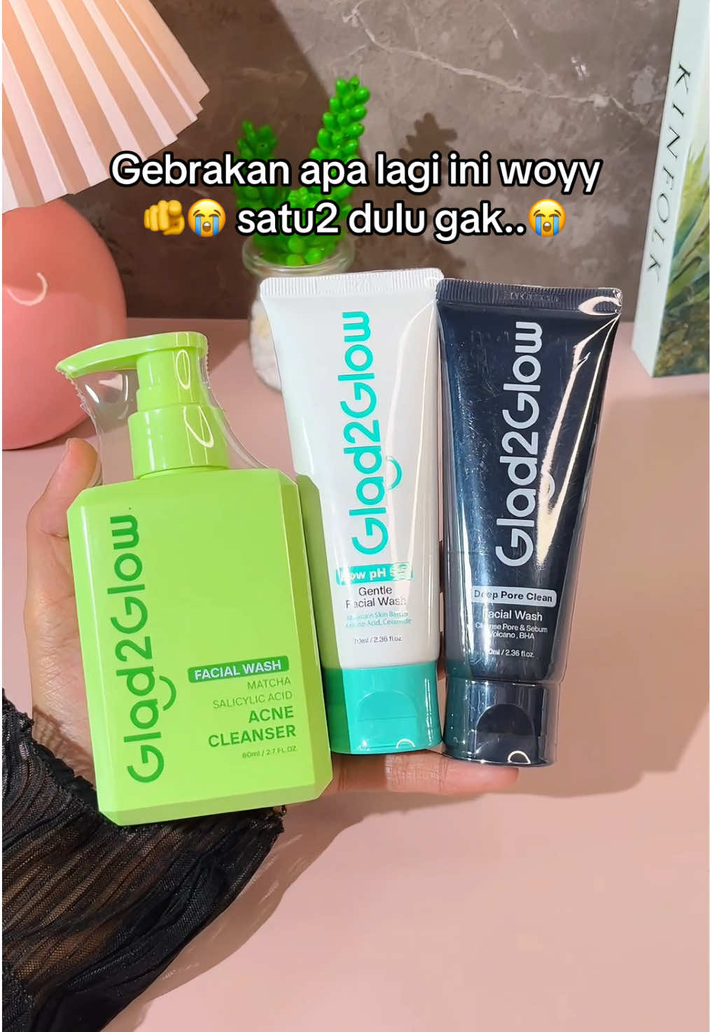 #promomakangajian #promoguncang99 #glad2glow #cleanser 