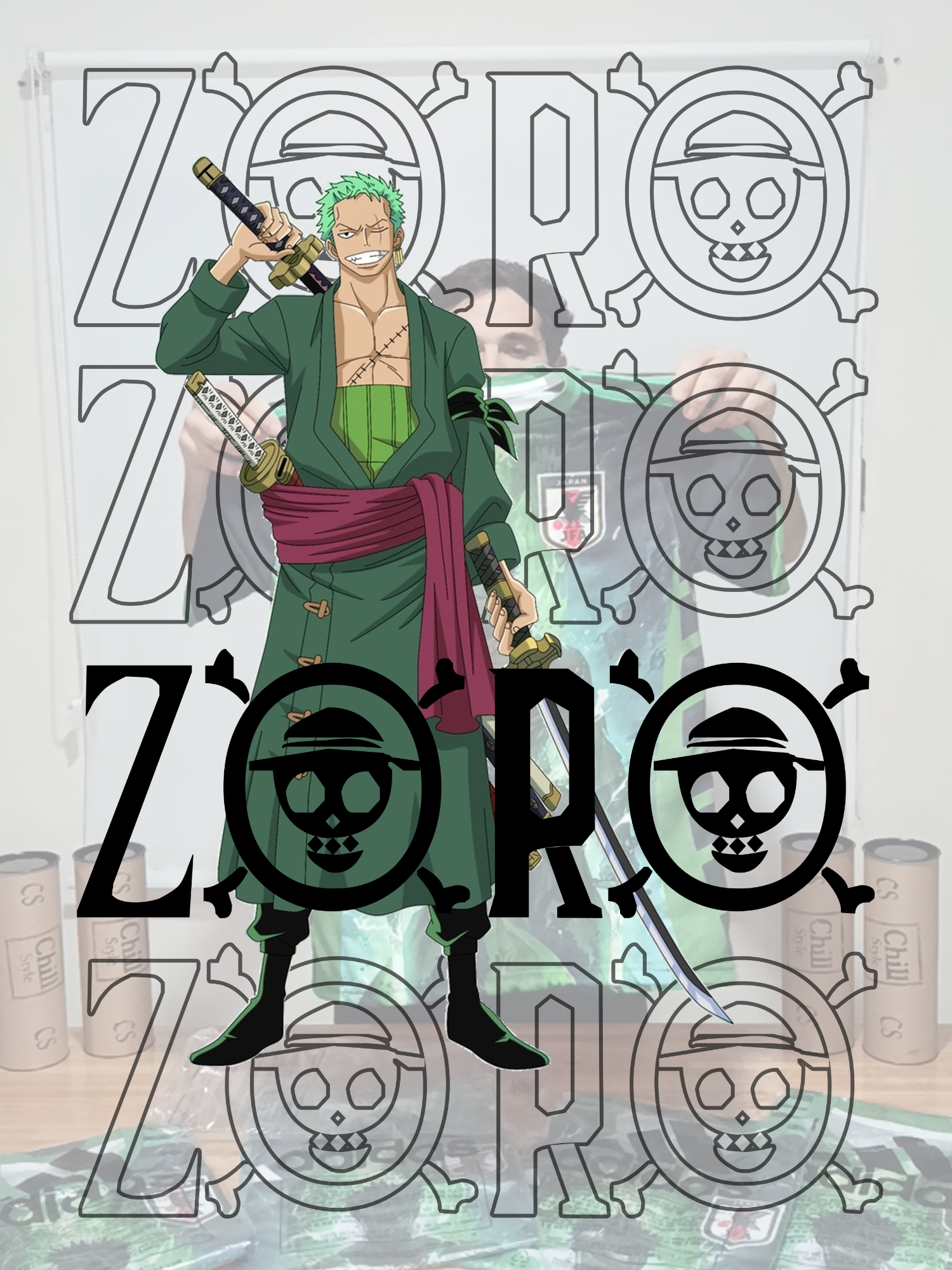 Remera de Zoro One Piece consegui la tuya en nuestra web chillstyle.com.ar #remeraspersonalizadas #ChillStyle #onepiece #zorororonoa