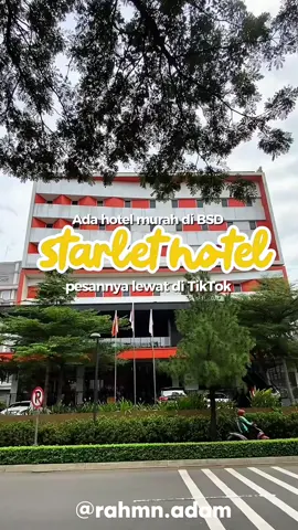 [SAVE & SHARE] Hotel murah di BSD  Nah buat kamu yang suka nonton konser di BSD mending booking kamar ini ya  Lagi ada diskon 8% loh kalo pesan lewat TikTok  @starletbsd @tiktokgo_id #AdamProject #PromoSeruWeekend #HotelMurahTangerang #FYP #StarletBSD