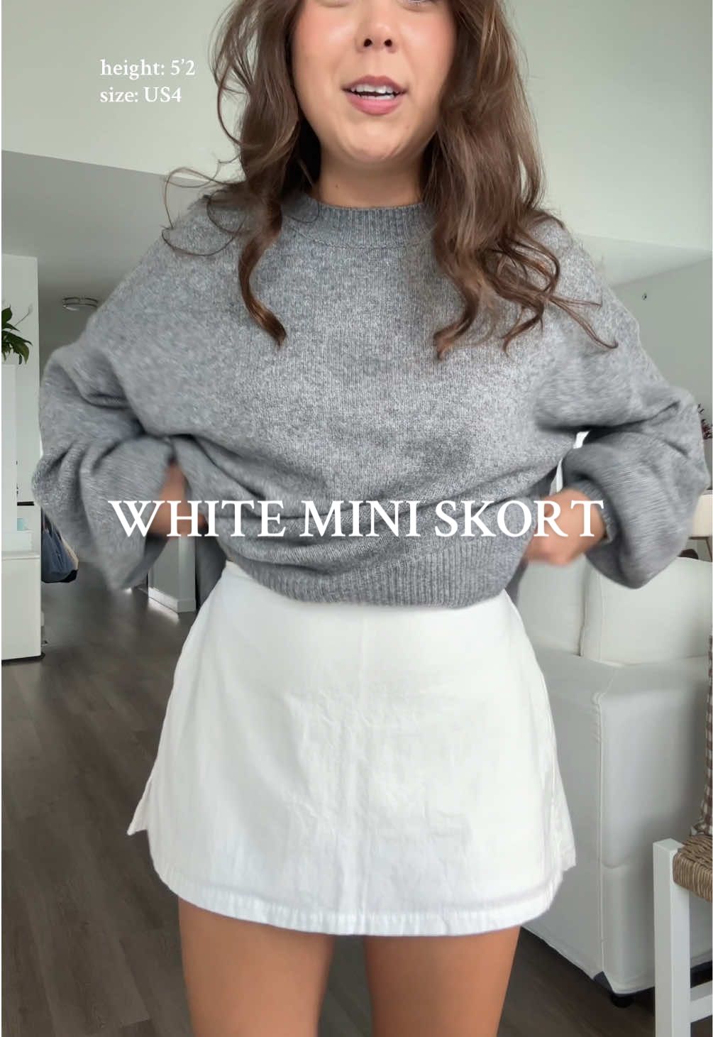 favorite mini skort that goes with everything!🤍🧺 #skort #skortoutfit #miniskort #whiteskort #tiktokshopcreatorpicks @Princess Polly 