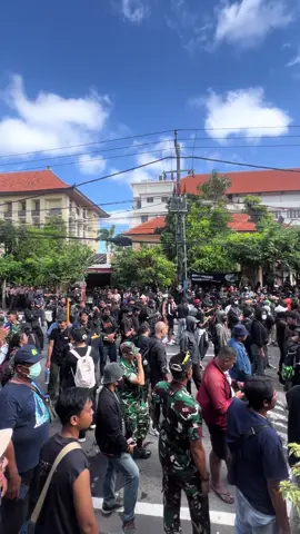 Sebelum demo di depan Polda Bali berujung anarkis 