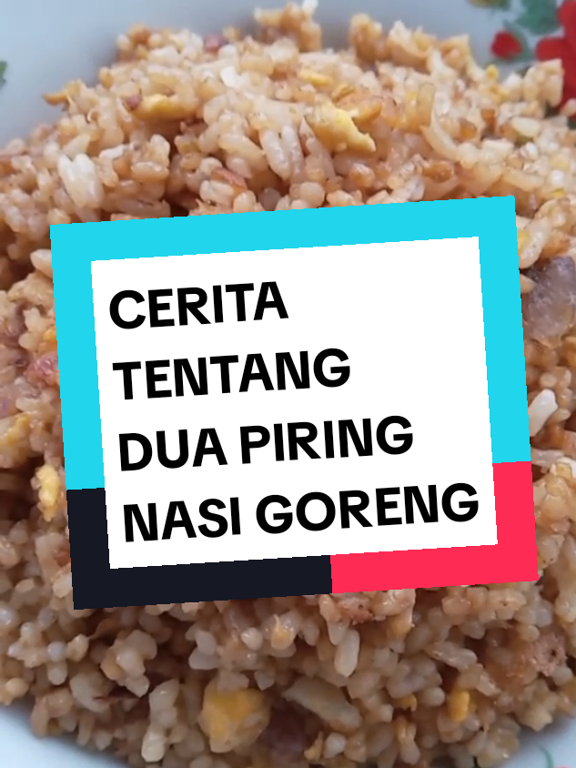 2 piring nasi goreng pagi ini, alhamdulillqh masih bisa sarapan bareng #fyp #trending #viral #viralvideo #breakfast 
