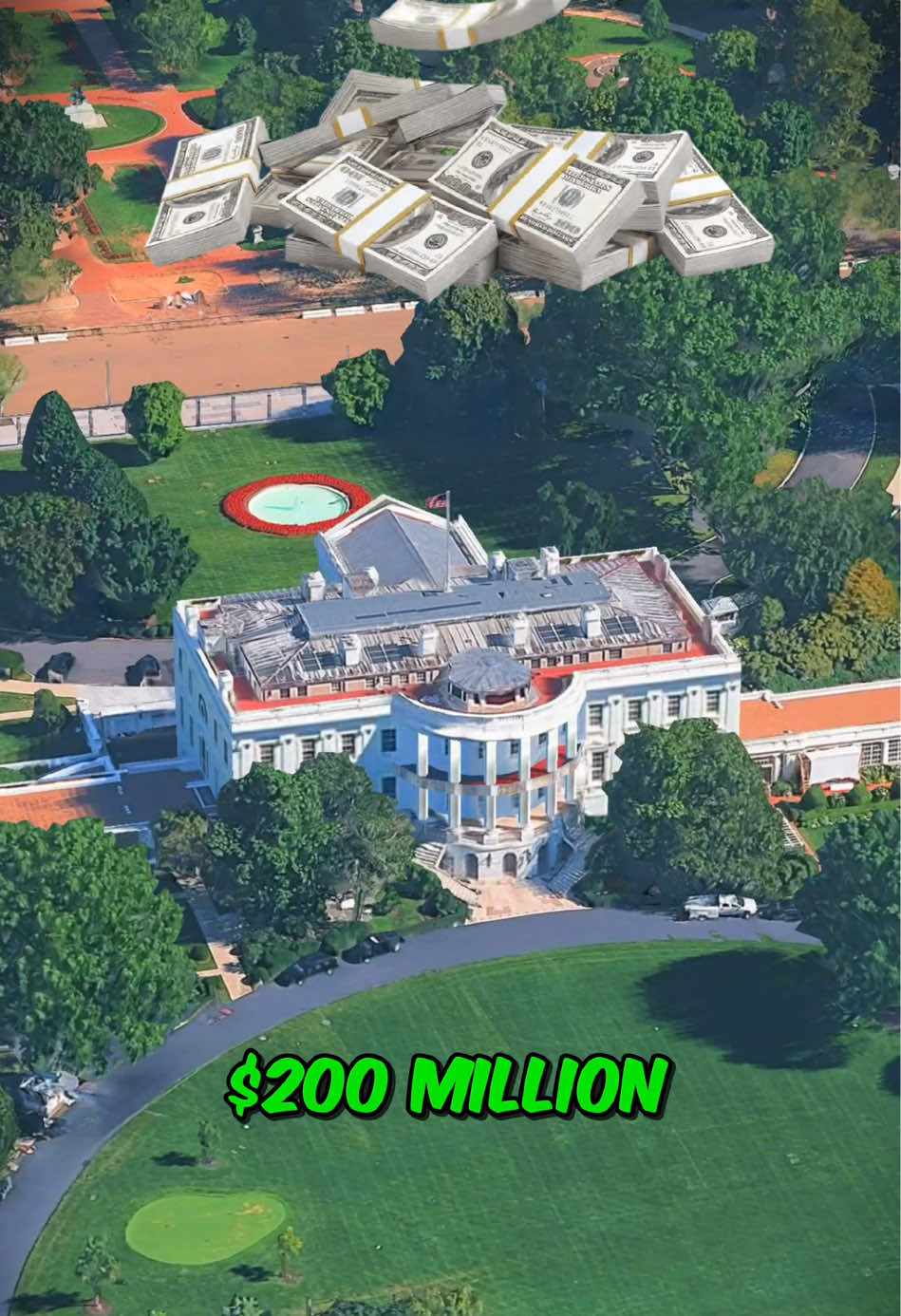 What do you think about the new White House renovations 🇺🇸🤔 #whitehouse #trump #usa #fyp 