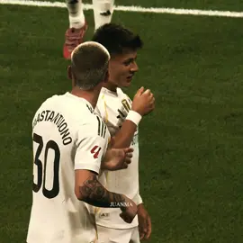 hablenme del aura de esa celebración 😮‍💨🤍 || #ardaguler #guler #francomastantuono #mastantuono #realmadrid 