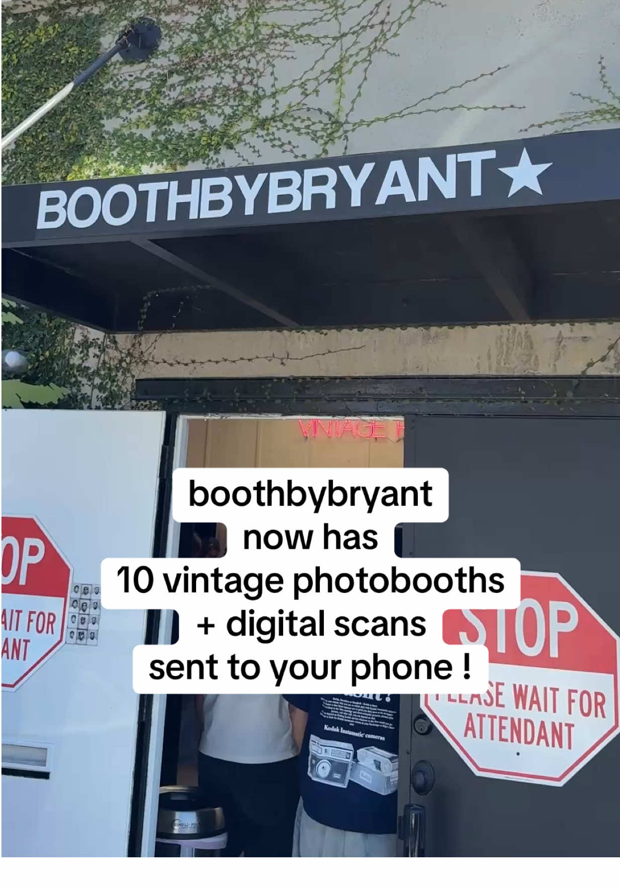 10 vintage photobooths + digital scans at #boothbybryant 