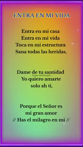 #Entra En Mi Casa 🙏#Entra En Mi Vida ♥️#Alabanza Cristiana 