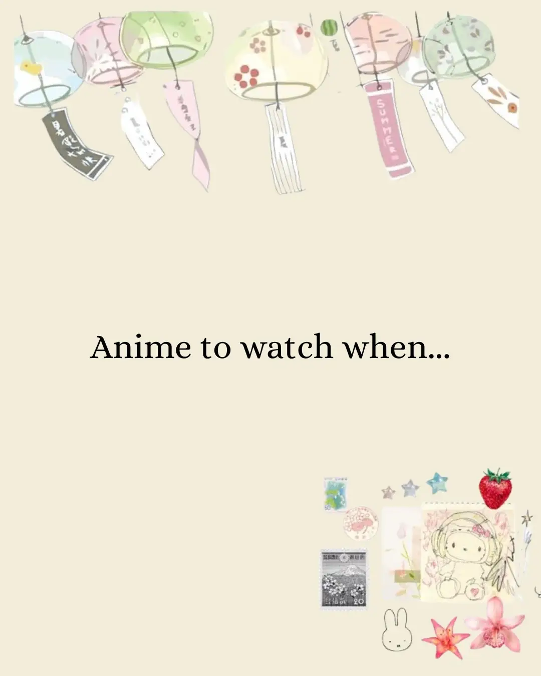 i love making anime reccomendtions, let me know if you have any suggestions for my next part 🥰  #anime #animetiktok #kbeauty #juminocore #trinkets 