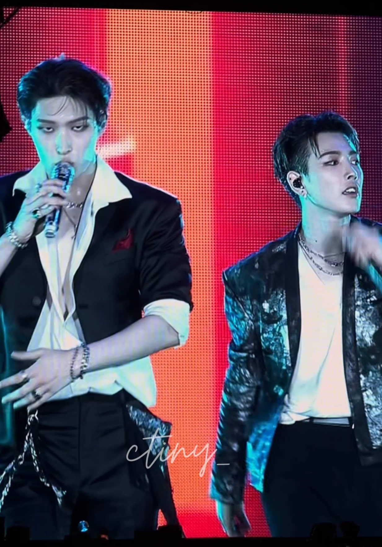 Calling all Jongho stans where are you 240803 [Towards the Light : Will to Power] in New York #ateez #atiny #hongjoong #mingi #jongho @ATEEZ_Official 