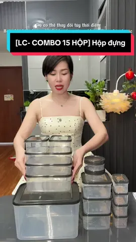 [LC- COMBO 15 HỘP] Hộp đựng thực phẩm Deli Hũ nhựa, lọ nhựa siêu kín chống ẩm mốc, bảo quản đồ ăn Đựng Đồ Ăn Đựng Gia Vị #cindythuytichcuc #hopdungthucpham #deli #hopdungthucphamdeli