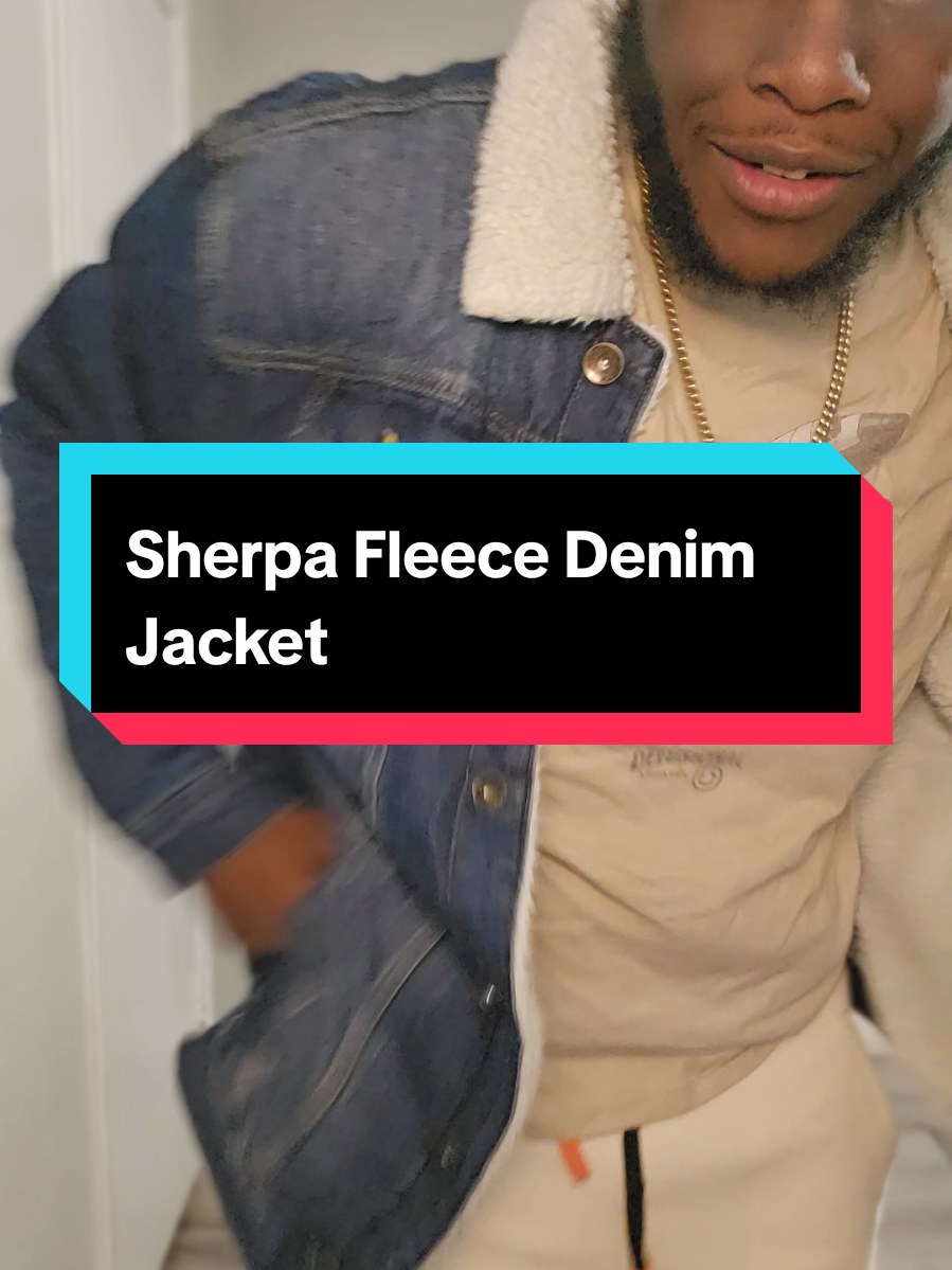 Sherpa Fleece Denim Jacket