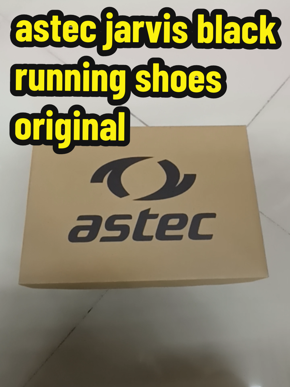 Sepatu olahraga running sport astec jarvis black original #fyp #sneakers #runningshoes #astec 