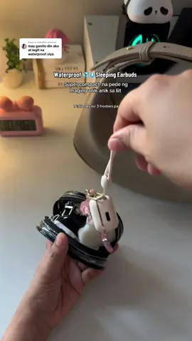 Replying to @mikha✿ waterproof earbuds na di masakit sa tenga #earbuds #earbudswireless #earbudsviral #earphones #wirelessearbuds   Disclaimer price may change depend on seller price update 