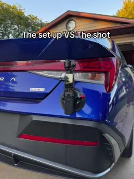 I was scared for my life putting my DJI OSMO POCKET on the line LMAO but thank goodness for my trusting, strong phone/camera mount, we got the best car shots for my husband #typer #hondacivictyper #fyp #cameramount #djiosmopocket3 