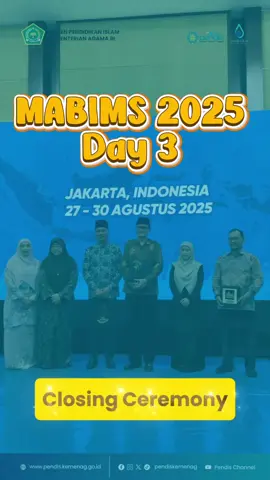 Hai #sobatpendis  Rangkaian forum MABIMS resmi ditutup dengan semangat baru: komitmen bersama membangun madrasah unggul dan berdaya saing global 🌍📚. Delegasi Brunei Darussalam, Indonesia, Malaysia, dan Singapura menyepakati kerja sama berkelanjutan untuk memperkuat ekosistem pendidikan Islam—dari inovasi kurikulum, penguatan karakter, hingga kolaborasi riset dan budaya. 🤝 🔗 Follow @pendiskemenag untuk update selanjutnya 📲 IG, X, TikTok: @pendiskemenag Facebook: Ditjen Pendidikan Islam YouTube: Pendis Channel #pendis #kemenag #pendidikan #mabims 