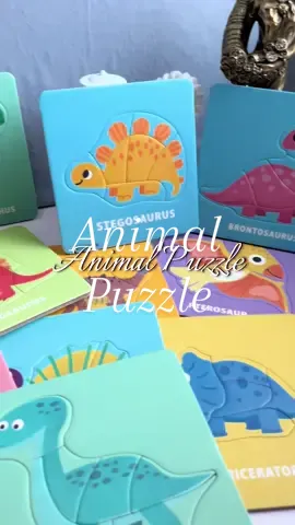 Animal Puzzle for kiddos🦕 #creatorsearchinsights #animalpuzzle #3dpuzzle #educational #puzzlegame 