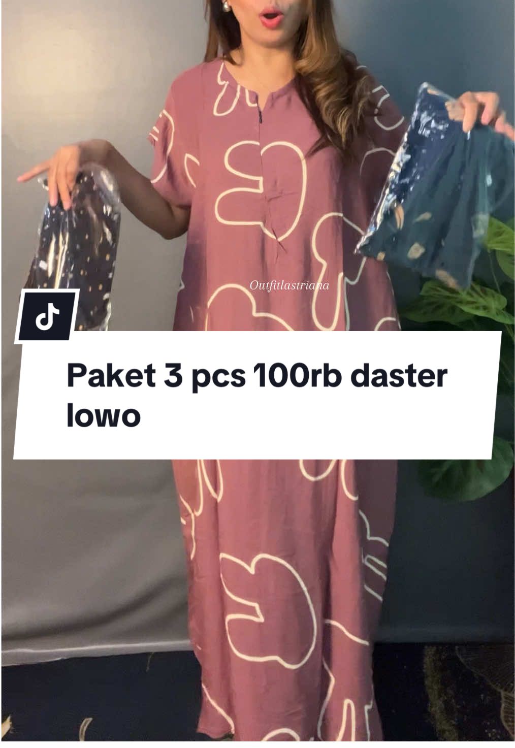 Daster lowo 3 pcs 100rb bahan rayon nyaman adem #daster #daster3pcs100rb #dasterlowo 