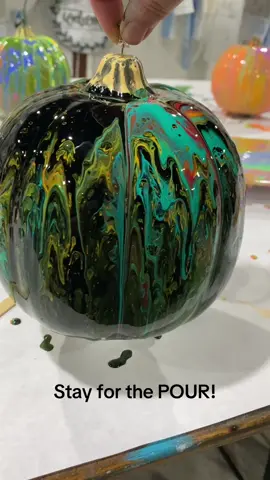 Black can really take over a pour sometimes but this one is the perfect balance!  First you see the final look, then stick around for how it got that way. 