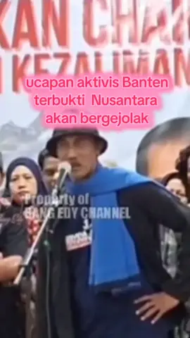 ucapan aktivis Banten #demodpr #demoterbesar #demoojol #demoindonesia