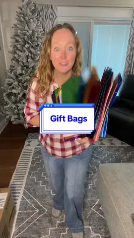12 or 24 Metallic Gift bags! Great deal on these reusable gift bags! Love to recycle when I can! #giftbags #reuseablegiftbags #christmasgiftbags #largereuseablegiftbags #spotlightfinds 