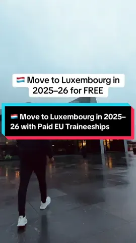 🇱🇺 Move to Luxembourg in 2025–26 with Paid EU Traineeships (real + open/coming soon) Save this now. 1) EU Commission “Blue Book” (Luxembourg/Brussels) • 5 months, paid ~€1,493.36/month • Visa/medical/travel costs can be reimbursed for non-EU trainees • No age limit. Two intakes yearly (Mar & Oct). • Where to apply:  http://traineeships.ec.europa.eu • Session calendar + steps:  http://traineeships.ec.europa.eu/calendar-sessions_en and  http://traineeships.ec.europa.eu/how-apply/application-traineeship-session_en (You can be placed in Luxembourg or Brussels.)    2) European Parliament “Schuman” (Luxembourg/Brussels/Strasbourg) • 5 months, grant ~€1,667/month in BE/LU (adjusted by location) • Open to non-EU nationals; travel allowance scheme exists • Two calls each year (for March and October starts) • Apply & offers:  http://ep-stages.gestmax.eu/website/homepage • Programme page:  http://www.europarl.europa.eu/at-your-service/en/work-with-us/traineeships    3) European Investment Bank (EIB) – Luxembourg • 6–12 months, ~€1,500/month + travel reimbursement • Eligibility: EU Member State or EU candidate-country nationals only (Albania, Bosnia & Herzegovina, Georgia, Moldova, Montenegro, North Macedonia, Serbia, Türkiye, Ukraine) • Apply:  http://www.eib.org/en/about/careers/categories/traineeships/index and http://www.eib.org/en/about/careers/categories/traineeships/mena-acp   How to stand out (quick): • Tailor a 1–2 page CV to the specific unit’s work (EU format works but keep it clean). • Write a tight motivation statement: why that DG/unit or Directorate, what skills you bring, + evidence. • Use the exact keywords from the notice. • Apply early and upload docs exactly as requested (degree, ID, language proof). Important notes • These are paid training roles, not automatic PR—but they’re a real, legal way to enter Luxembourg, build EU experience, and pivot to a full job later. • Check each page for opening dates and location (some roles are in Luxembourg, some in Brussels). Link also in my bio 📲 Follow @explorewithfestus for verified, step-by-step pathways that actually work Disclaimer: Based on official EU pages checked today. Always confirm dates/eligibility on the programme site. #Luxe#LuxembourgJobsn#EUInternshipsu#SchumanTraineeshipe#BlueBook