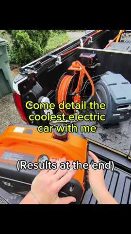 This car is so cool #seattle #cardetailing #electriccar #seattle