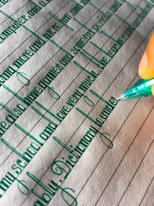 Top best handwriting 💕  #calligraphy #trending #handwriting #viral #foryou 