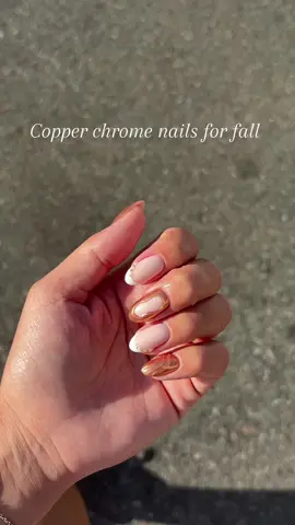 I love this nail vibe for autumn 🍁 #nail #nails #nailtrends #burgundy #chromenails      