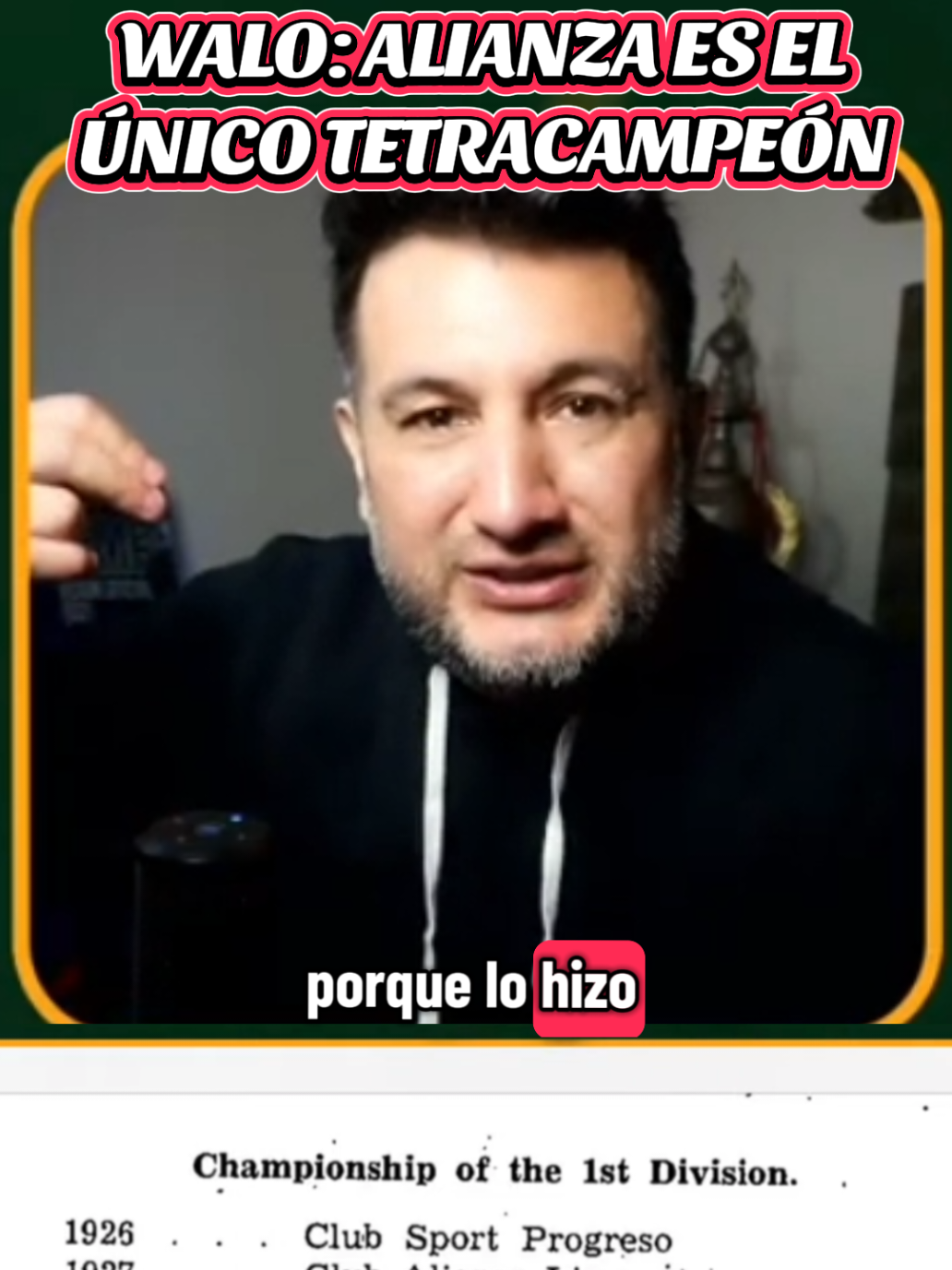 ALIANZA ES EL ÚNICO TETRCAMPEÓN #walo #pdt #alianzalima #universitariodedeportes #futbolperuano 