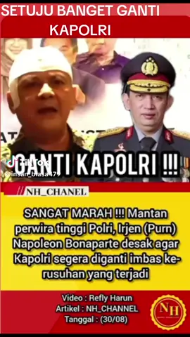 Seruan segera ganti Kapolri dari mantan Kapolri 