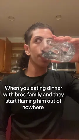 Always in a diff language too😭 #pov #dinner #bro #viral #meme