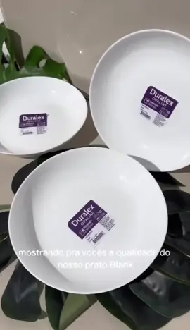 Jogo Kit 04/06/10/12 Pratos Fundo Vidro Branco Temperado Duralex Blanc Redondo Liso Almoço Jantar ##acheinashopee🧡