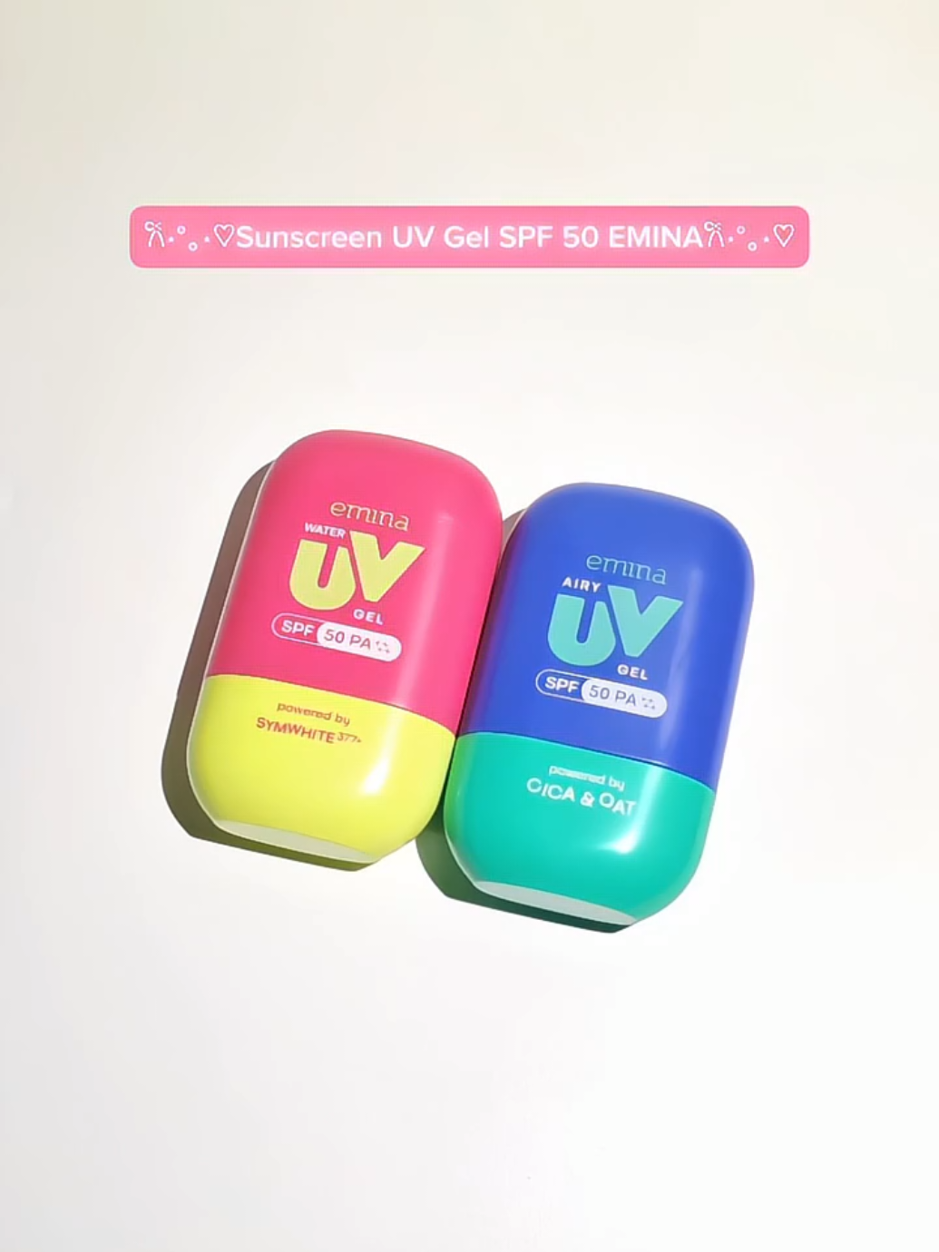 suka bangett sama sunscreen terbarunya emina formulasinya enakeun💞 #sunscreenemina #emina #sunscreenviral 