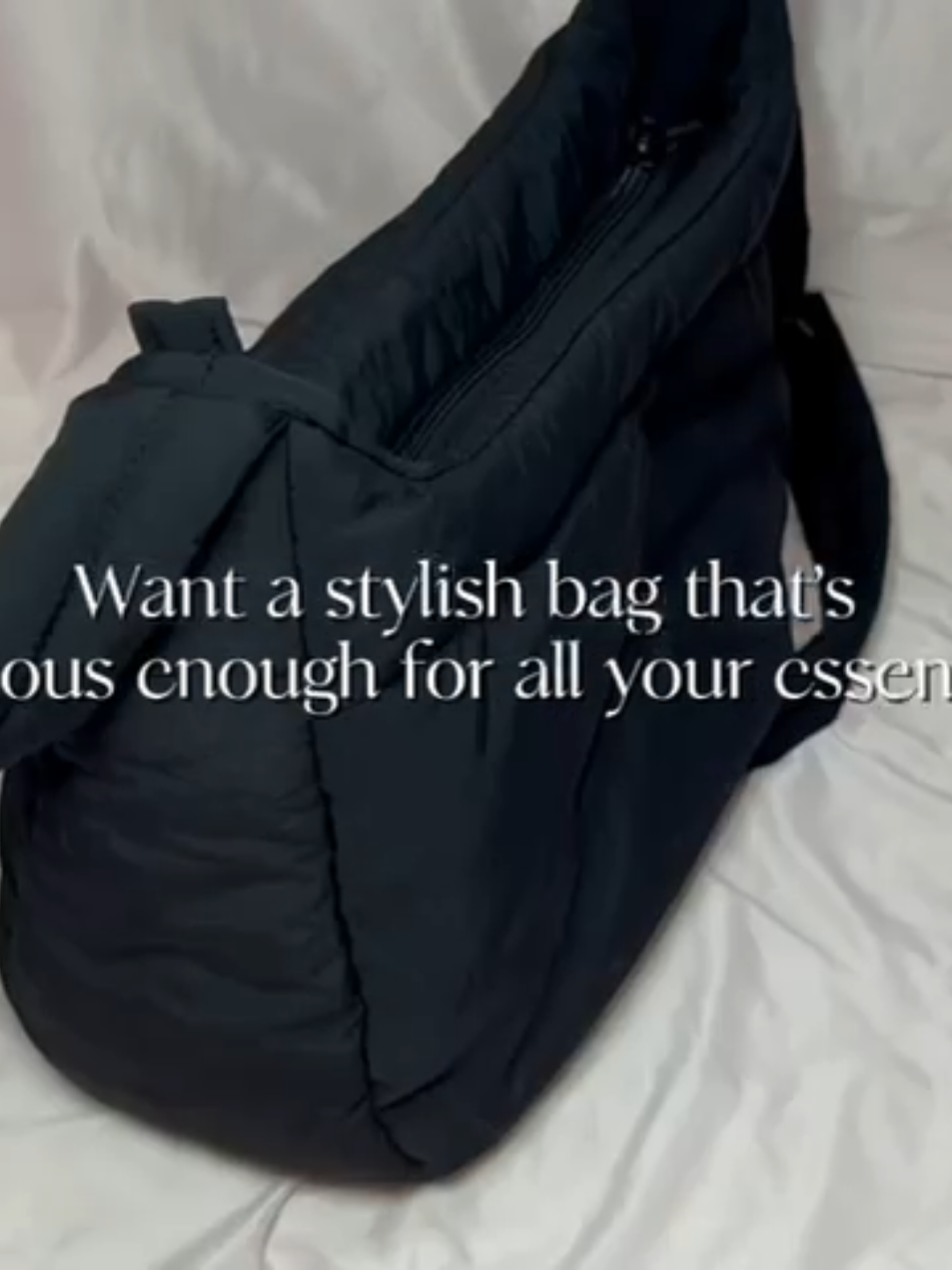 Who says a sling bag can’t be spacious? The Strabellas Regular Puffy Sling Bag may look cute and puffy, but it’s designed to hold so much more than you think. From your phone, wallet, makeup pouch, to even a hairdryer – everything fits in neatly without looking bulky.  Soft, stylish, and lightweight, it’s the perfect everyday bag that keeps you organised while staying effortlessly chic. Whether it’s for school, work, or a day out, this bag has the space you’ll love and the style you deserve.