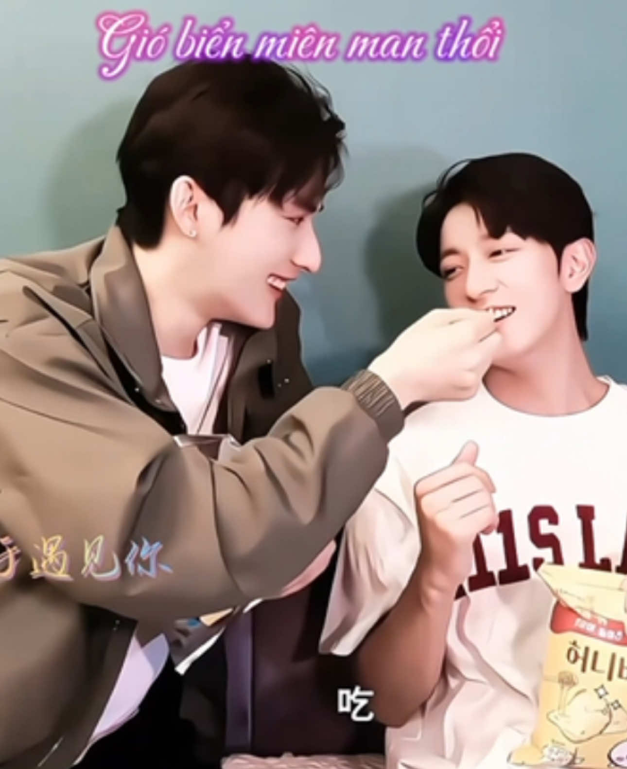 [ Tình yêu mùa hè cuồng nhiệt - Giang Hành & Lý Phái Ân ] ver2 🐺🐰#李沛恩pein_ #江衡oc #lyphaian #gianghanh #themmuon 